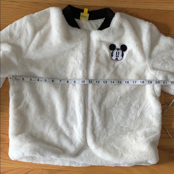 Disney Mickey Mouse faux fur bomber jacket - Picture 9 of 10